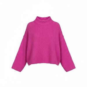 Anthropologie Knit Stretch Sweater Women’s XL Exposed Seams Wide Sleeves